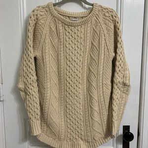 L. L. Bean Cable Sweater